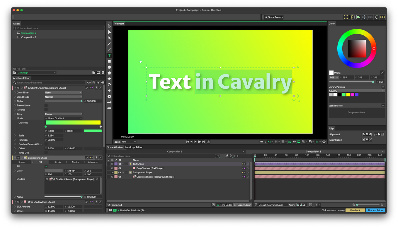 Cavalry Professional v2.0.3 2D动画软件