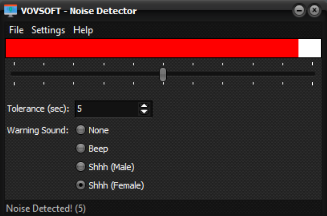 VovSoft Noise Detector v1.0 麦克风检测环境噪声工具