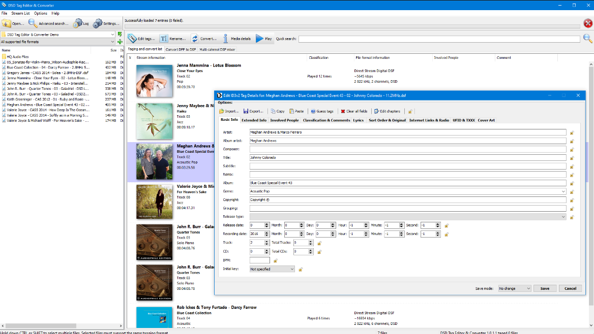 3delite DSD Tag Editor And Converter v1.0.4.4 标签编辑器和转换器