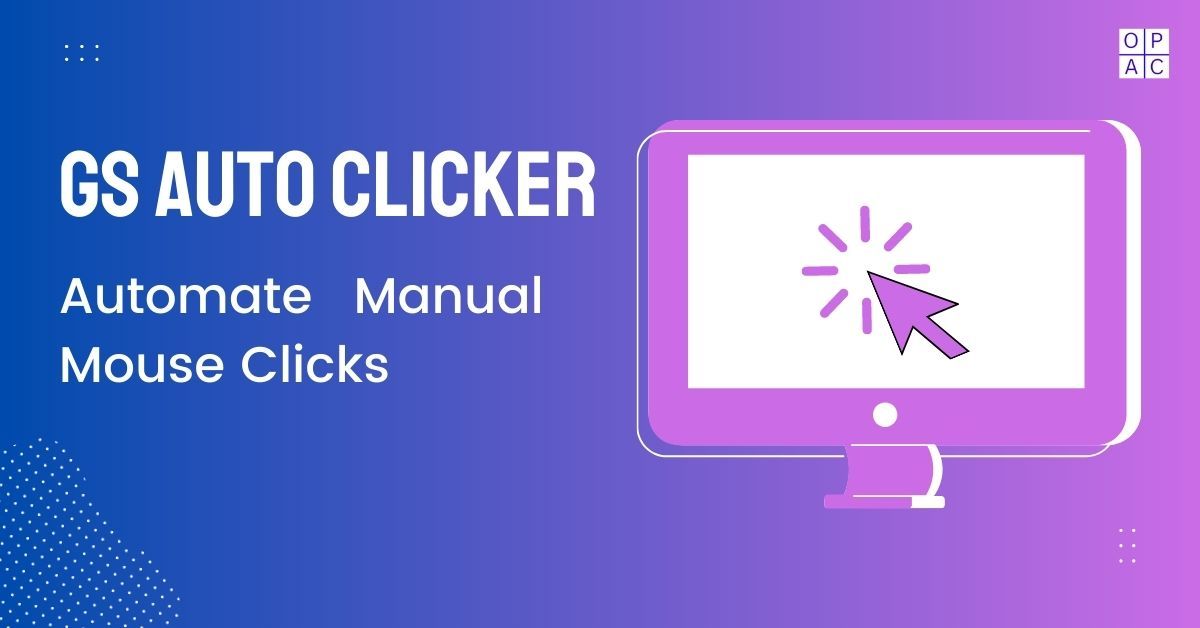 GS Auto Clicker v3.1.4 自动点击鼠标工具