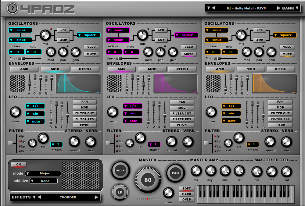 Psytrance Plugins 4Padz v1.0 虚拟乐器音频插件