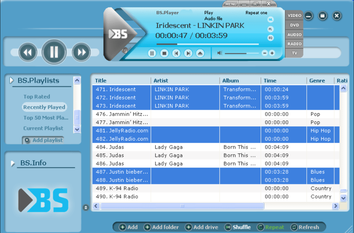 BS.Player Pro v2.78 Build 1094 媒体播放器