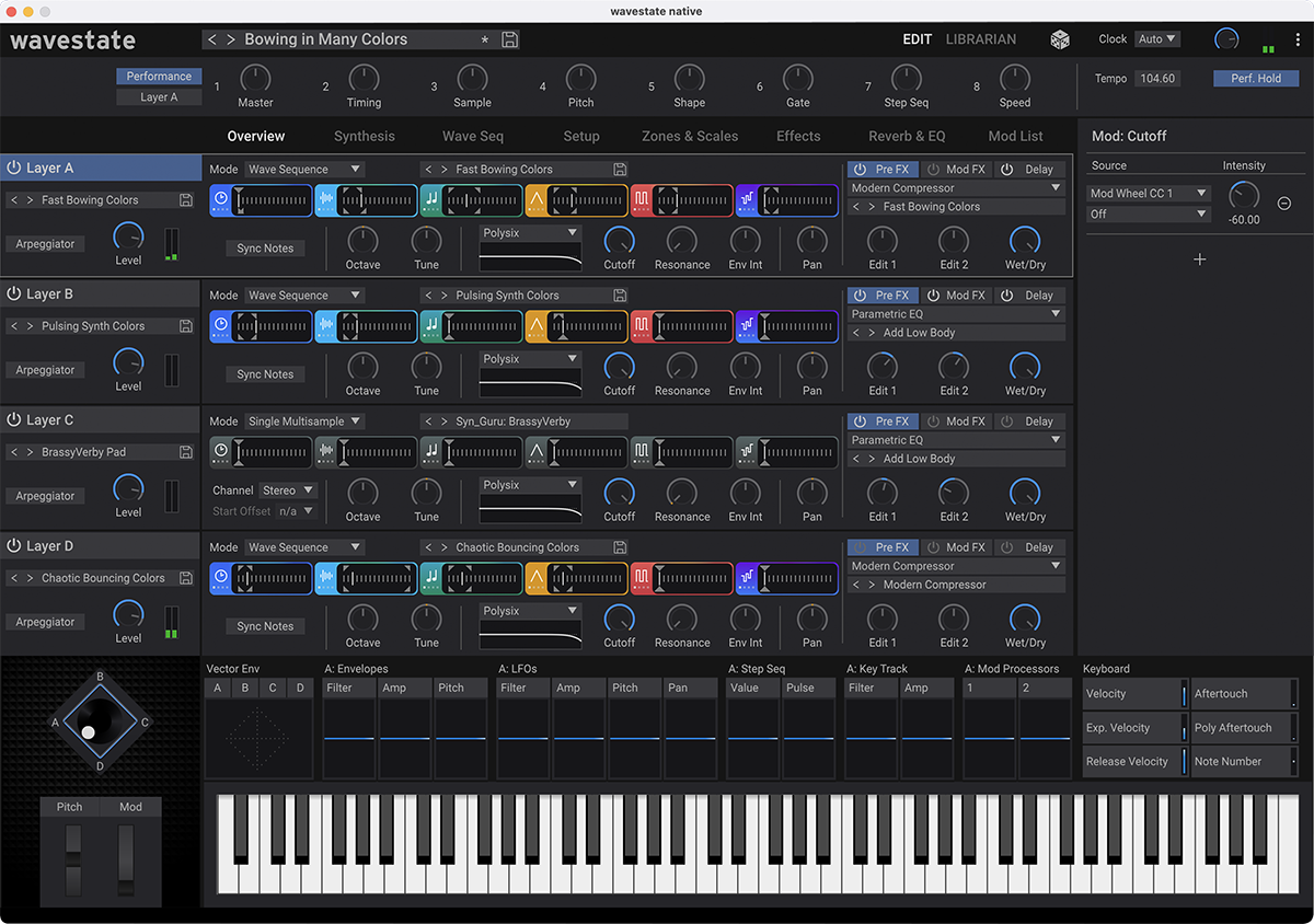 KORG Wavestate Native v1.3.7 波形序列合成器