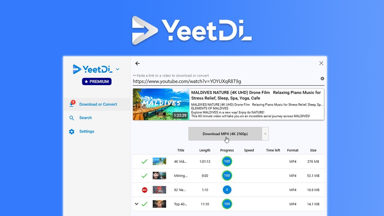 YeetDL Premium v1.2.109 8K视频下载工具