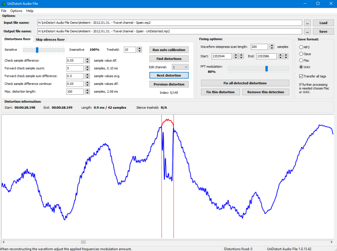 3delite UnDistort Audio File v1.0.30.58 音频文件修复工具