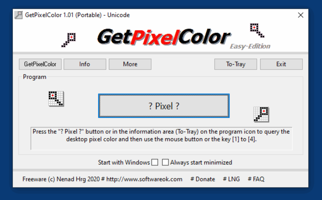 GetPixelColor v3.25 颜色拾取器