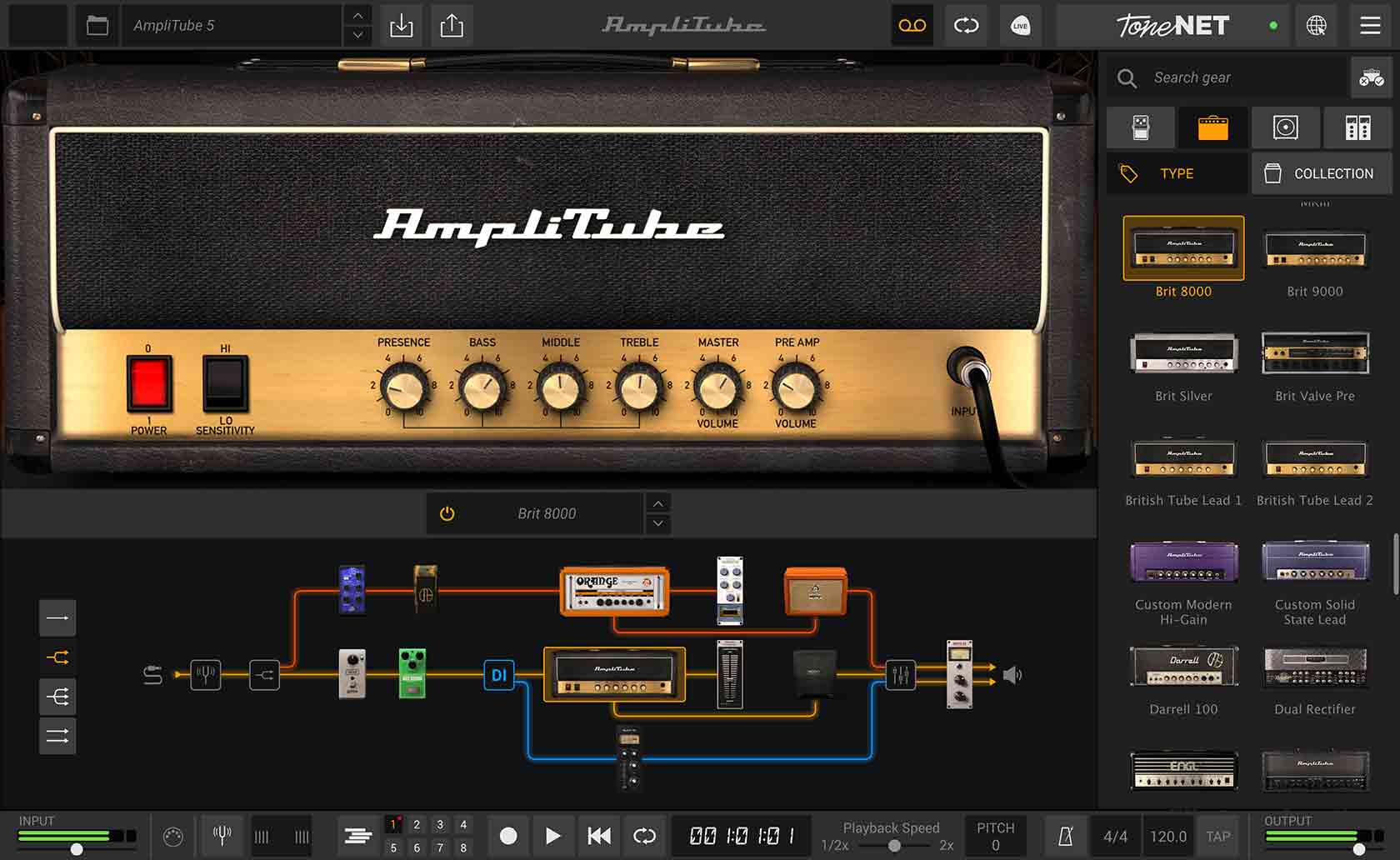 IK Multimedia AmpliTube v5.7.5 吉他和贝司效果建模插件