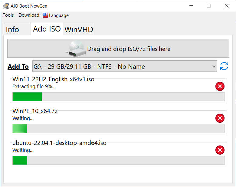 AIO Boot NewGen v23.06.2 启动USB工具