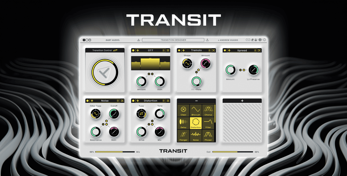 BABY Audio Transit v1.2.0 混音过渡效果设计插件