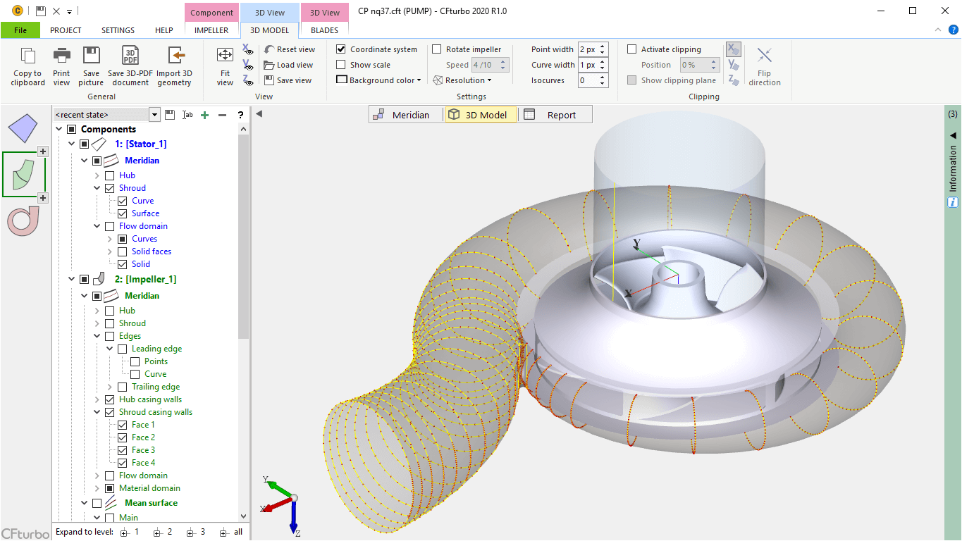 CFTurbo 2023 R2.0.99  涡轮机械设计软件