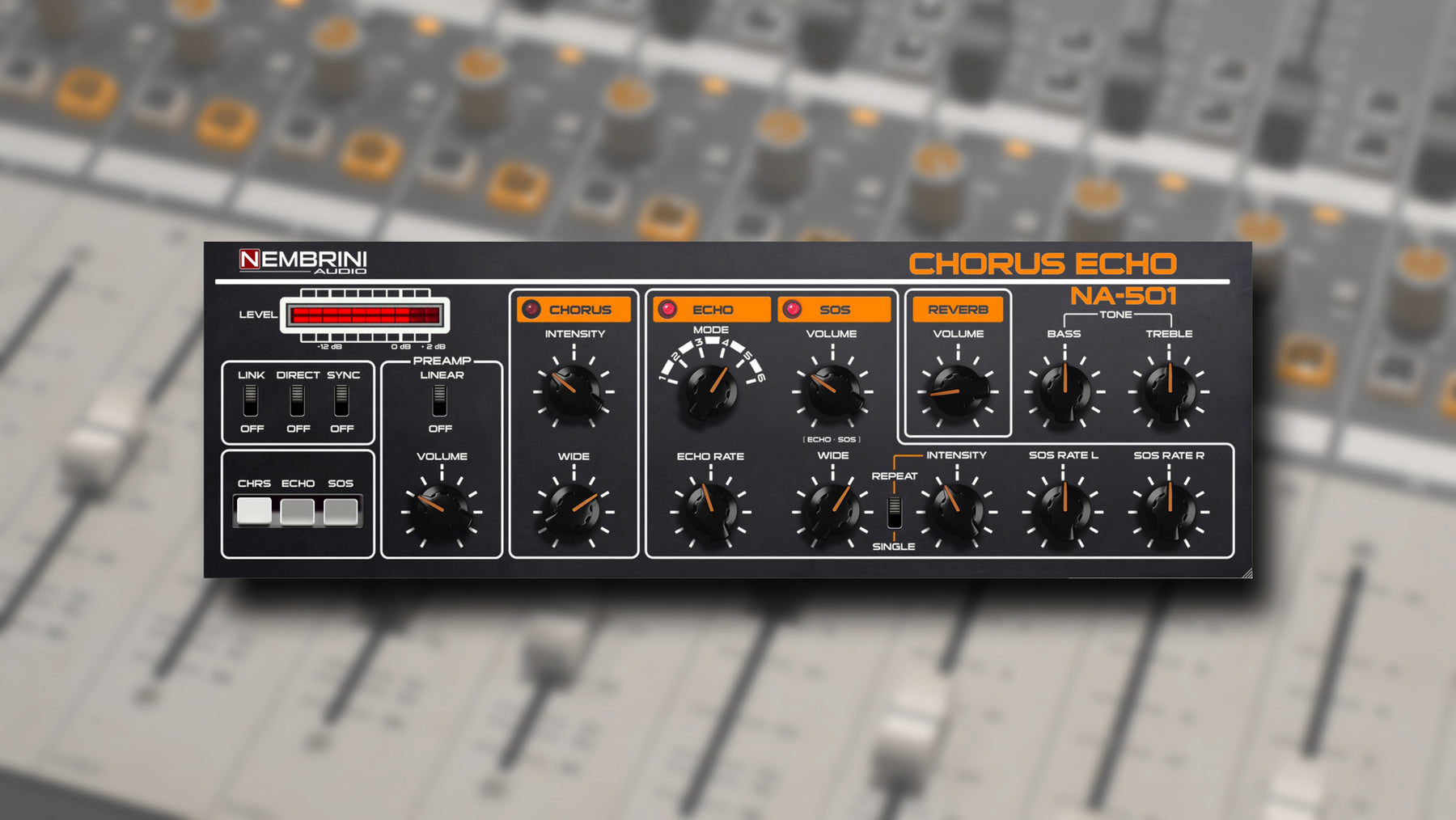 Nembrini Audio NA 501 Chorus Echo v1.0.1 经典磁带延迟插件