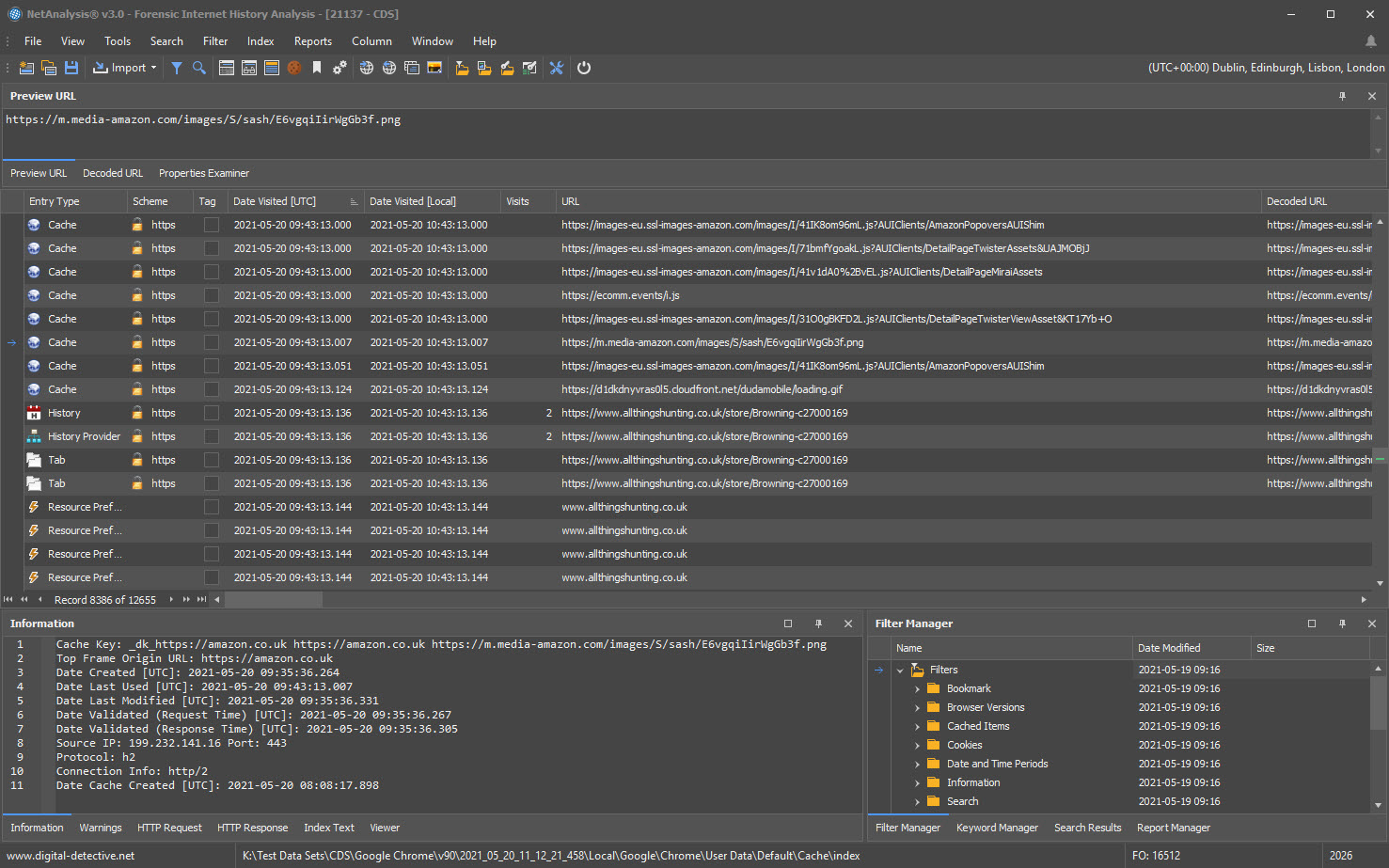 NetAnalysis v3.5.23152.06 Web浏览器提取和分析工具