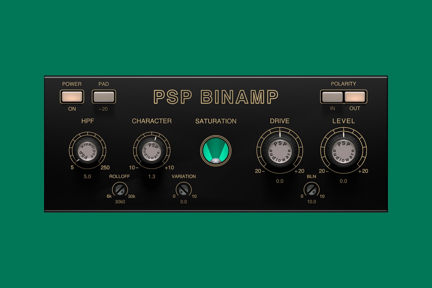 PSPaudioware PSP BinAmp v1.1.0 A级三极管前置放大器插件