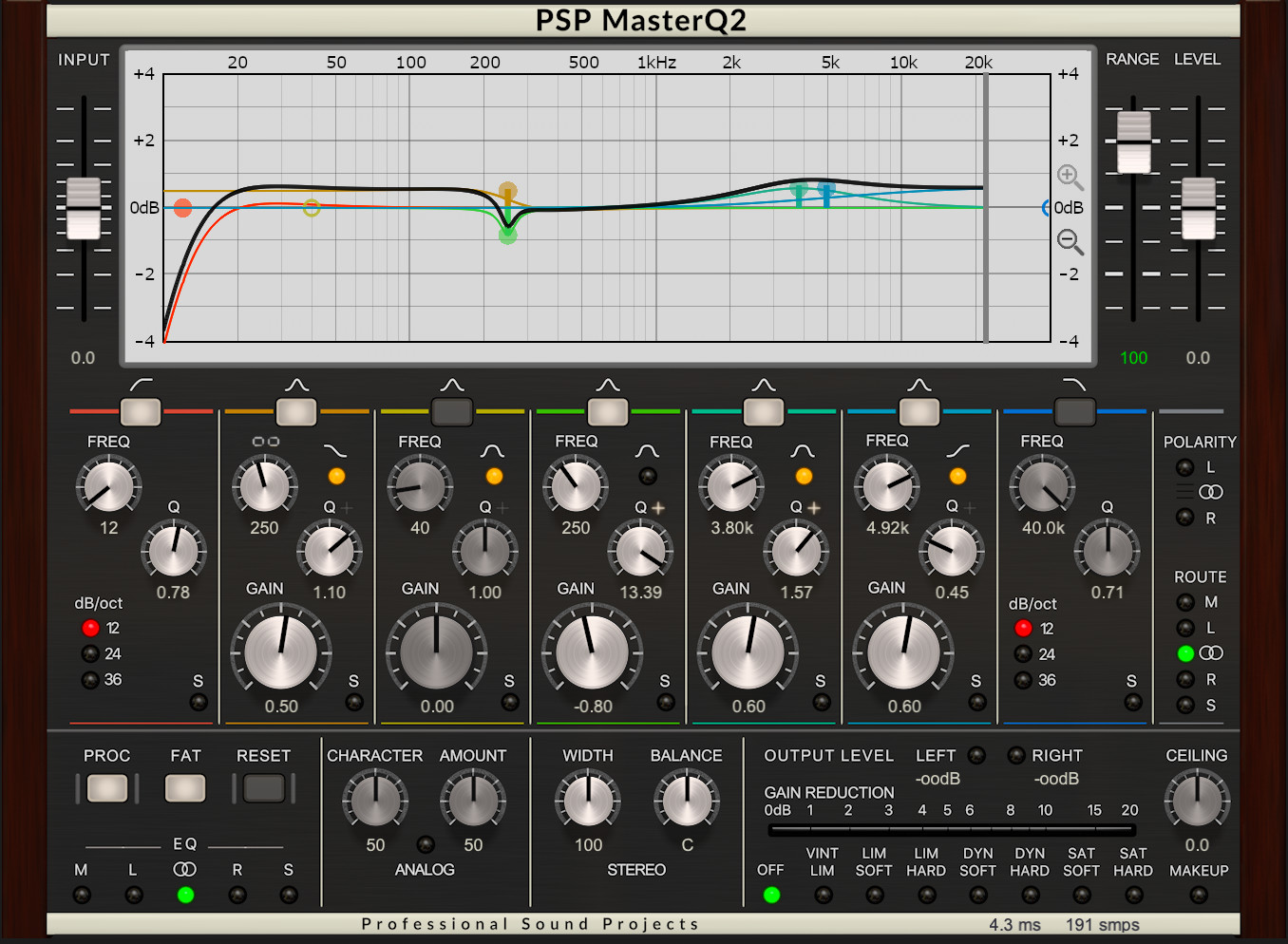 PSPaudioware PSP MasterQ2 v2.1.5 混音和母带处理插件