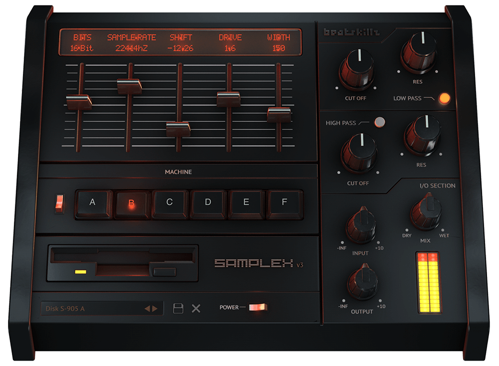 BeatSkillz Samplex v3.1.5.2 复古采样器仿真插件