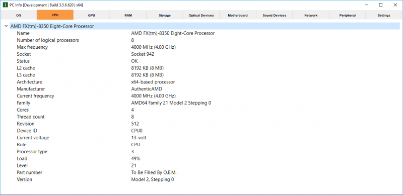 CobraTek PC Info v3.7.5 查看系统信息工具