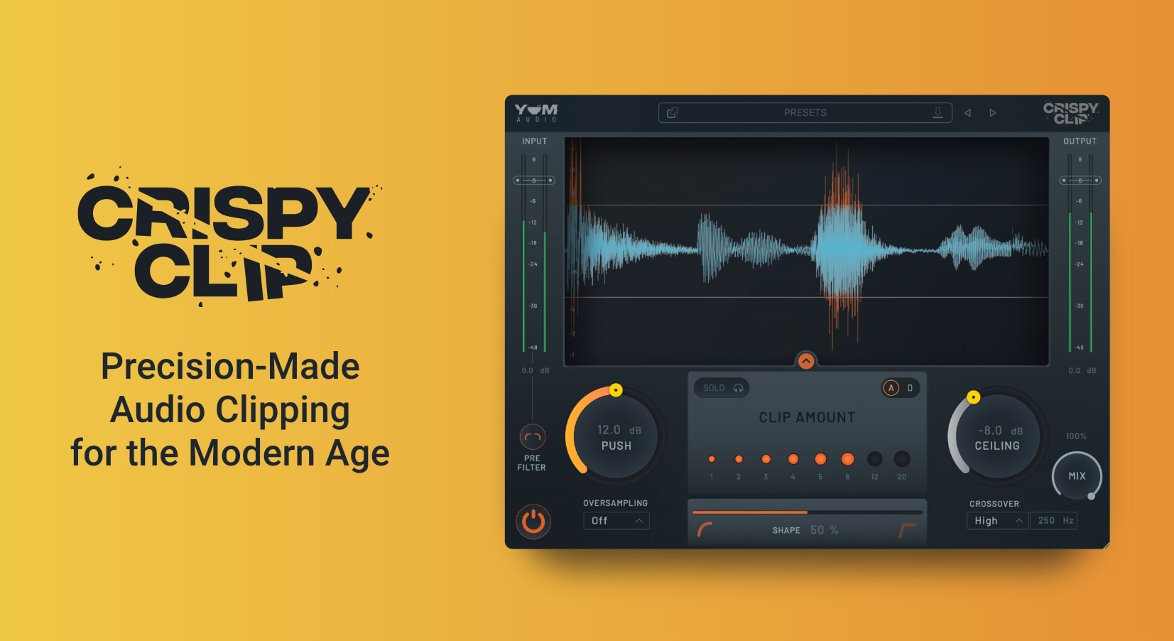 Yum Audio Crispy Clip v1.2.2 音频削波插件