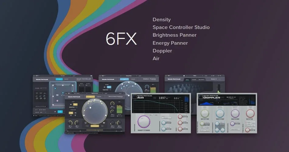 Sound Particles 6FX Bundle v02.2024 音频插件包