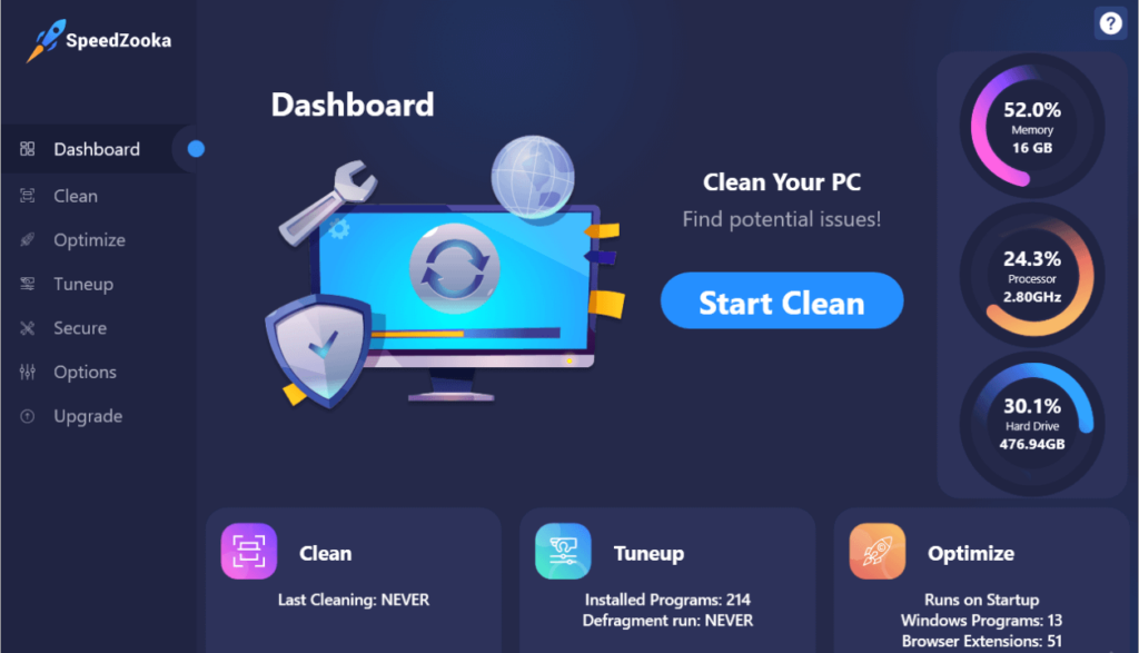 SafeSoft PC Cleaner Pro v7.5.0.6 电脑优化工具