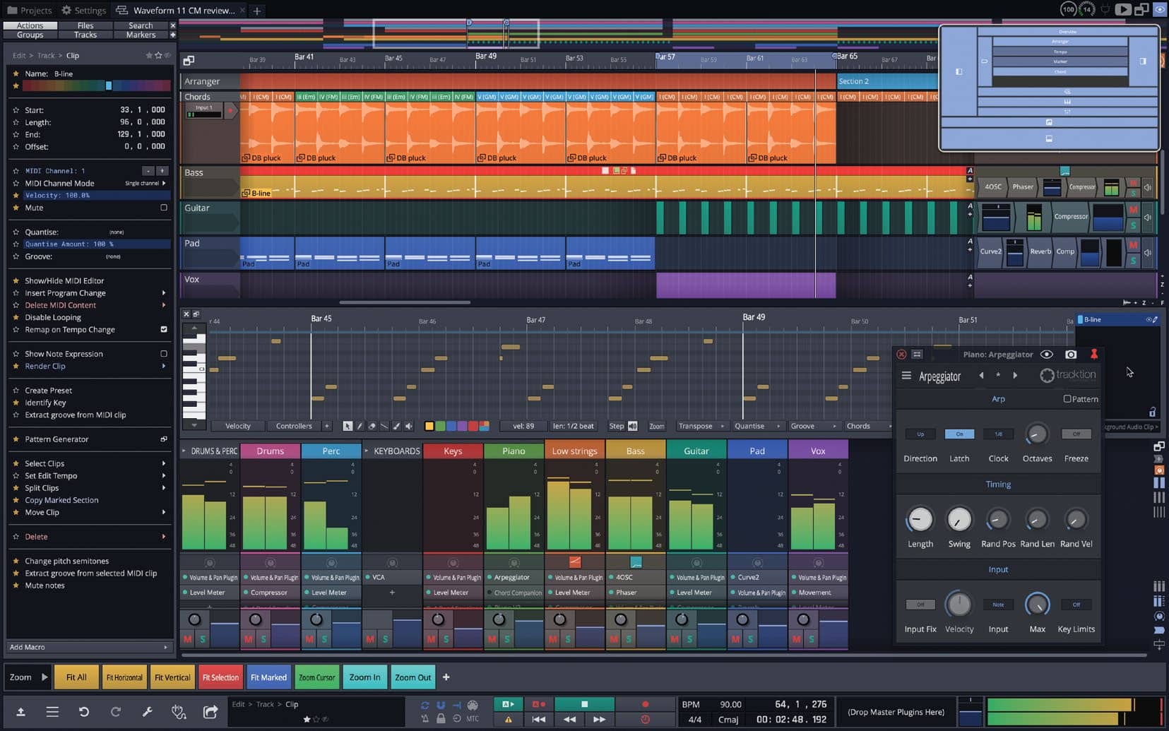 Tracktion Software Waveform Pro v13.1.2+插件+虚拟乐器集合