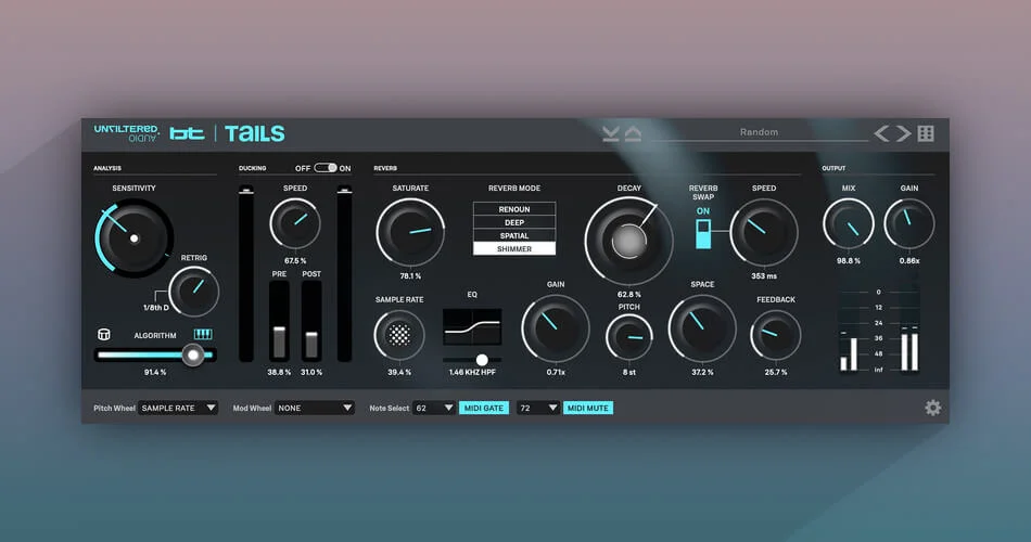 Unfiltered Audio Tails v1.1.0 混响效果插件