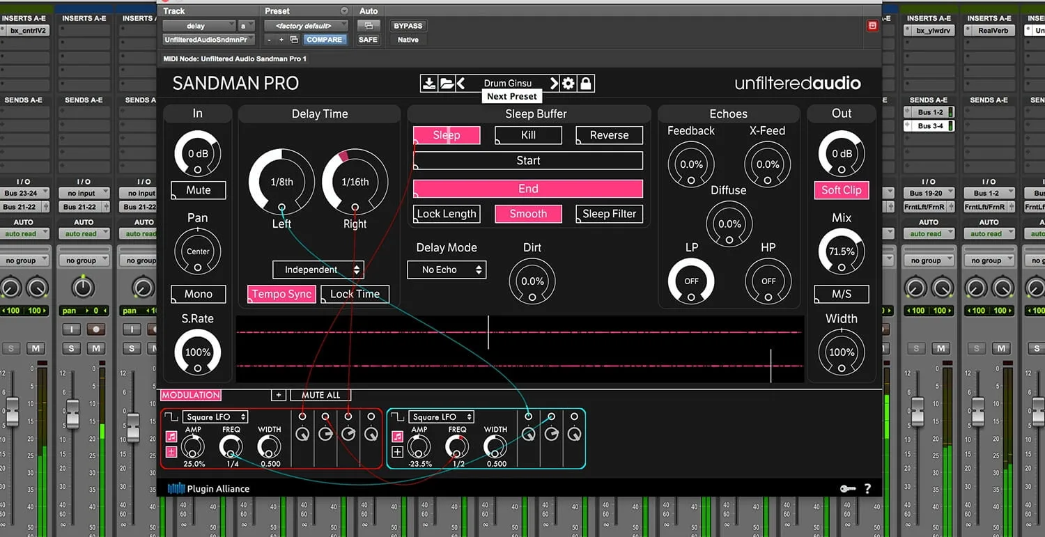 Unfiltered Audio Sandman Pro v1.4.3 延迟效果插件