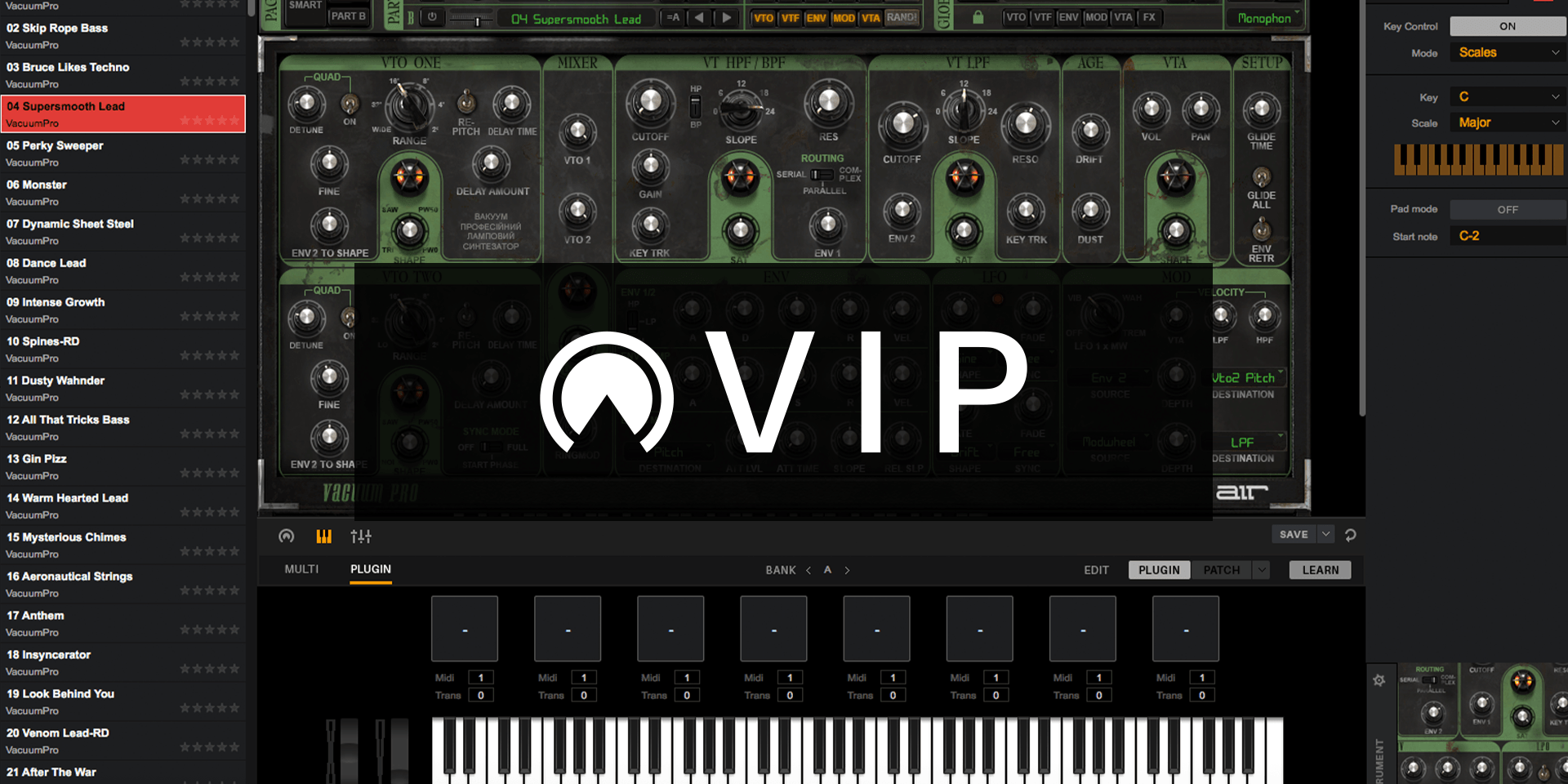 AKAI Professional VIP v3.1.1 虚拟乐器和效果管理插件