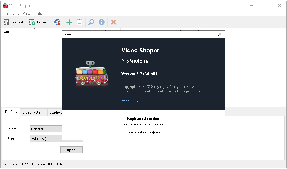 Video Shaper v5.8 视频转换格式软件