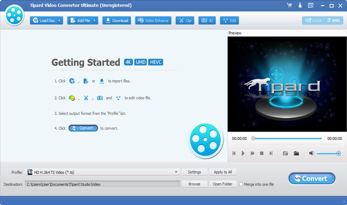 Tipard 4K UHD Converter v9.2.38 4K视频转换器