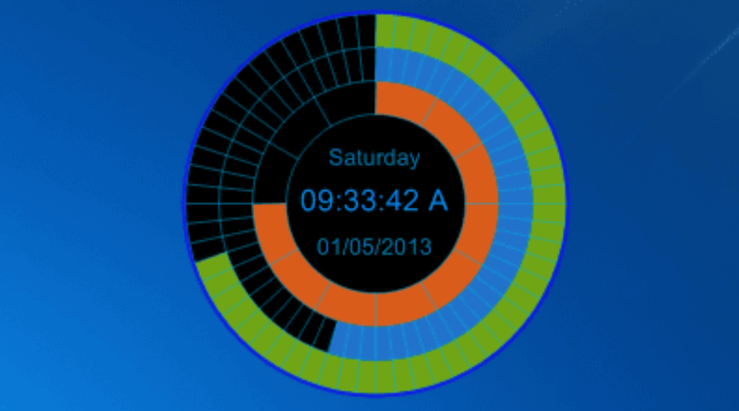 Eusing Clock v3.1 电脑桌面时钟软件