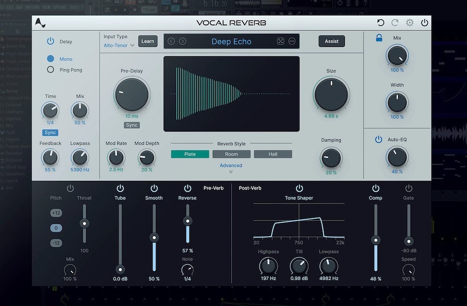 Antares Vocal Reverb v1.0.0 人声混响插件