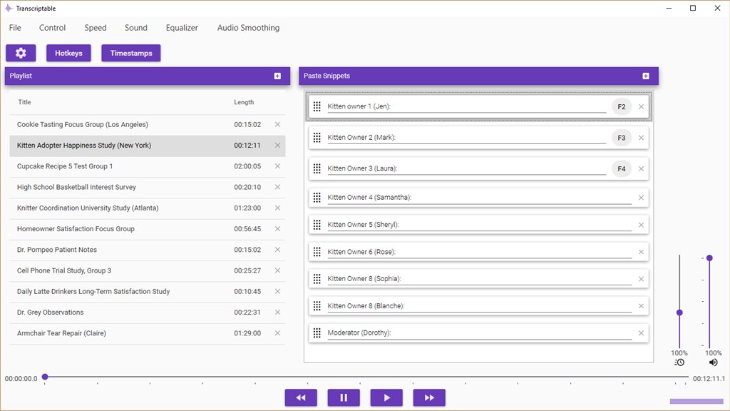 Transcriptable v2.2.89 音频转录软件