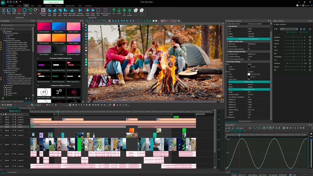 VSDC Video Editor Pro v9.1.1.516 视频编辑软件