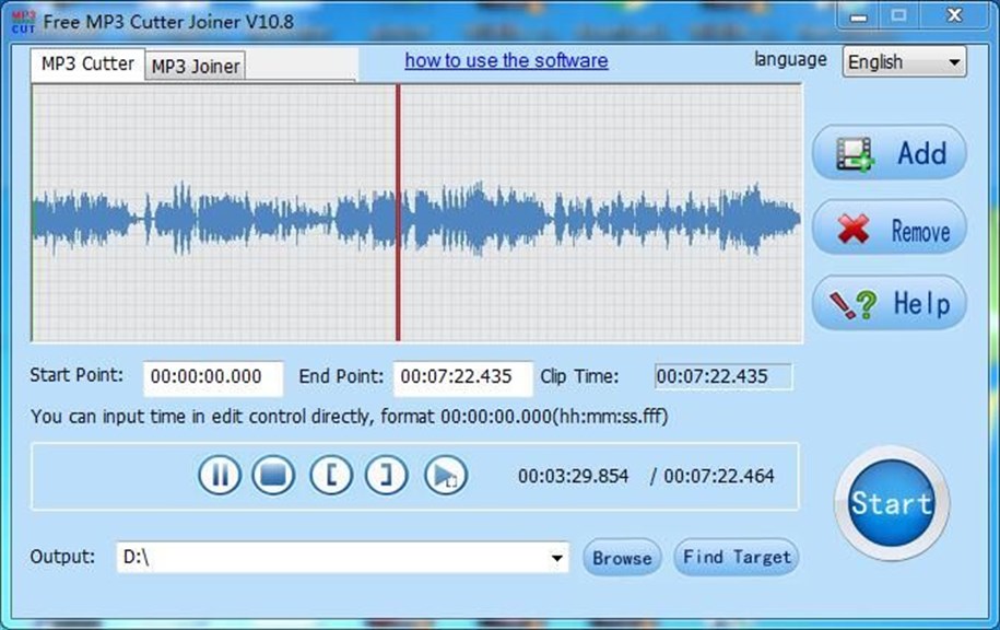 MP3 Cutter v4.4 剪切和拆分MP3音频工具