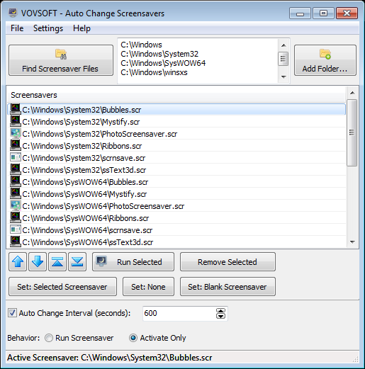 Vovsoft Auto Change Screensavers v1.6.0 自动更改屏幕保护工具