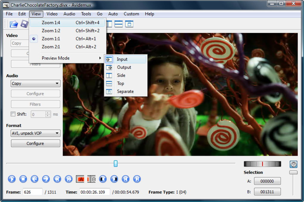 Avidemux v2.8.1 视频编辑软件