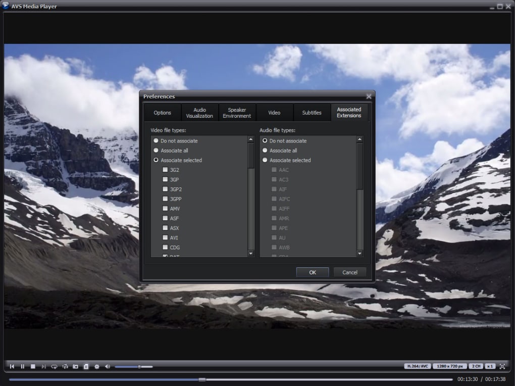 AVS Media Player v5.7.1.159 多功能媒体播放器