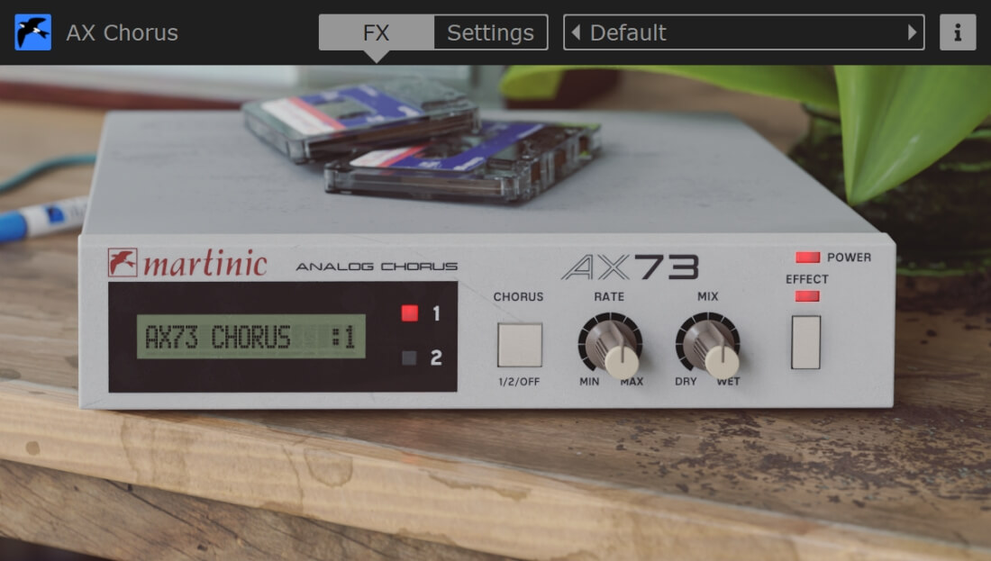 Martinic AX Chorus v1.3.1 模拟合唱效果插件