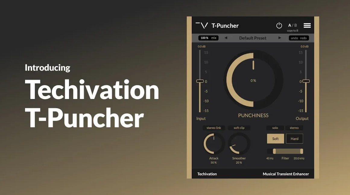 Techivation T-Puncher v1.1.0 鼓和打击乐器插件