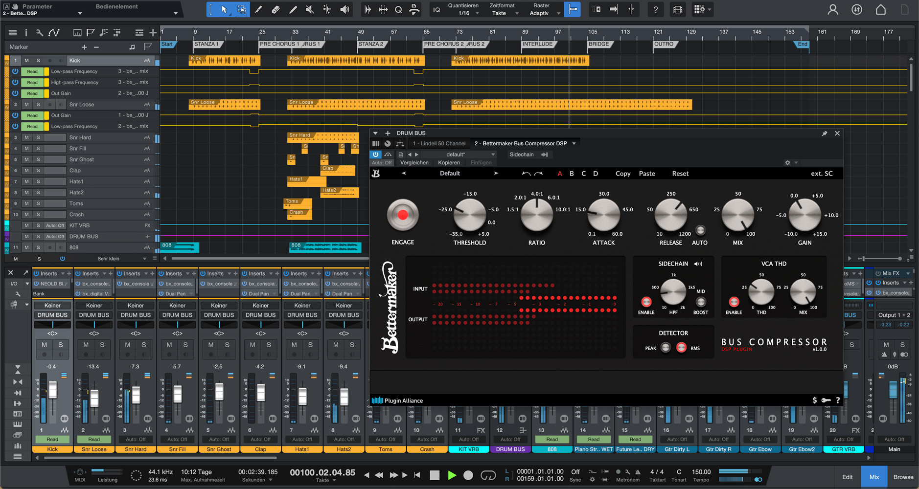 Plugin Alliance Bettermaker Bus Compressor v1.0.0 VCA总线压缩器插件