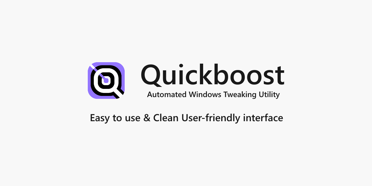 QuickBoost v2.9.4 释放内存和关闭运行程序工具