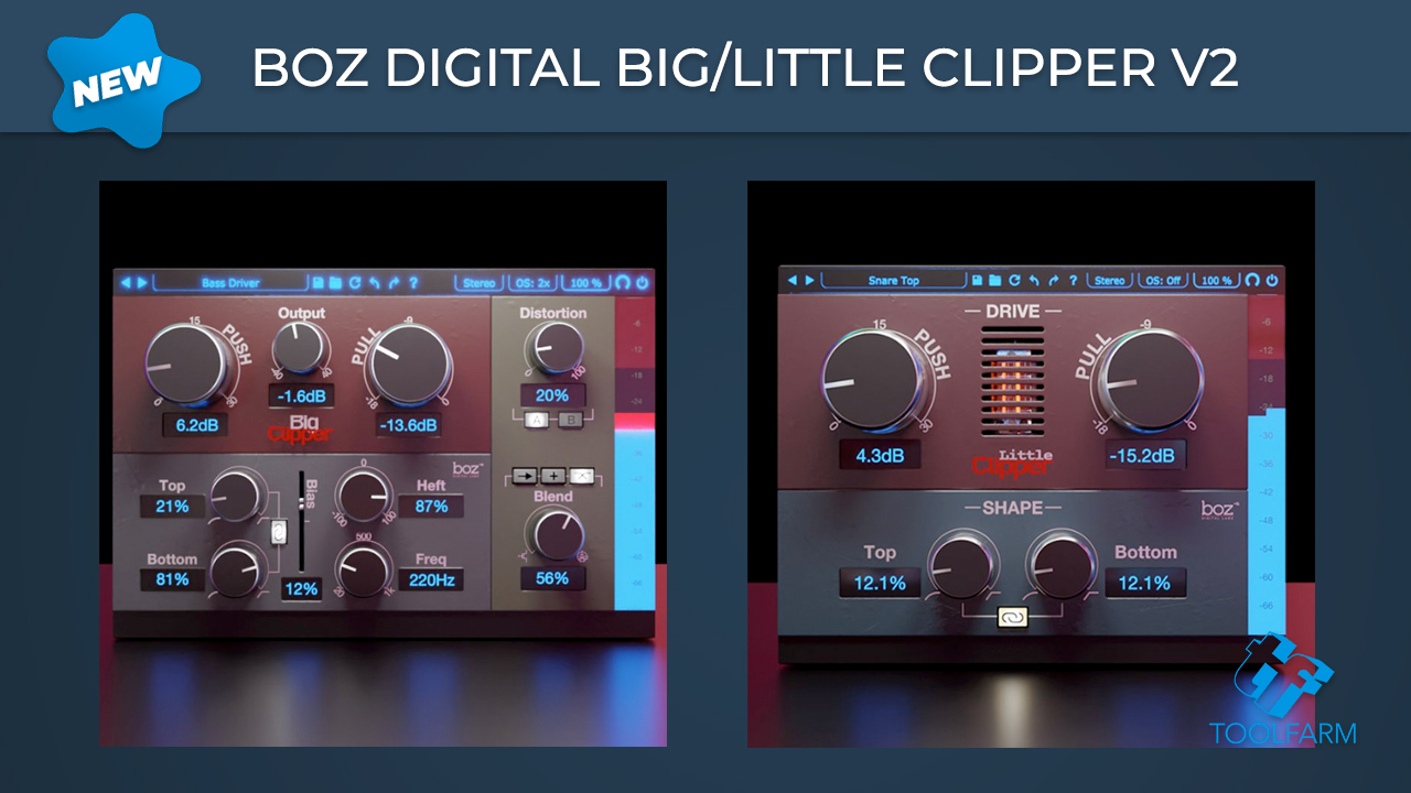 Boz Digital Labs Little Clipper 2 v2.0.4 混音剪波音频插件