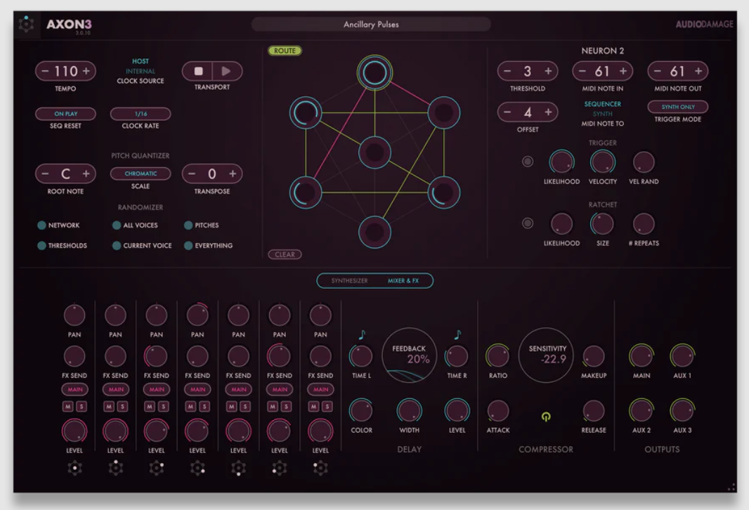 Audio Damage AD057 Axon 3 v3.0.14 鼓鼓机序列器