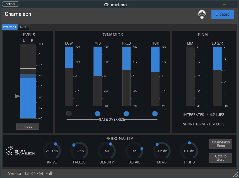 Angry Audio Chameleon C6s v1.0.2 自适应音频处理插件