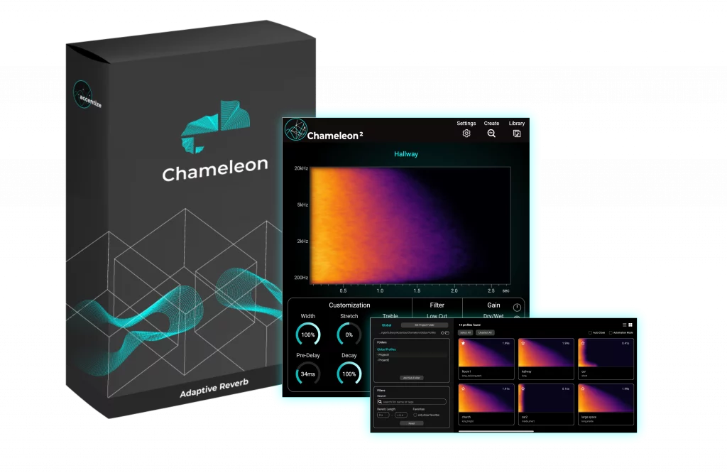 Accentize Chameleon v2.0.9 智能模仿任何混响插件