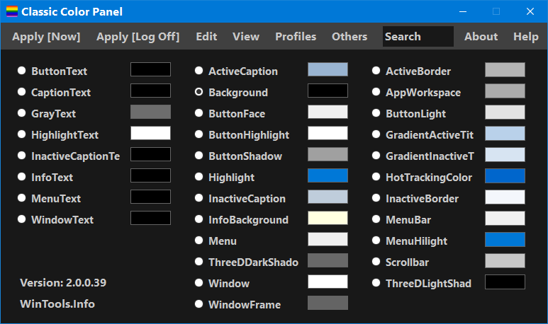 Classic Color Panel v2.0.0.56 系统级别颜色调整工具