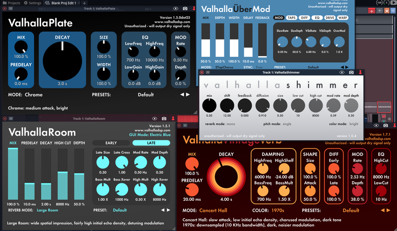 ValhallaDSP Bundle 2024.3 尖端音频插件包