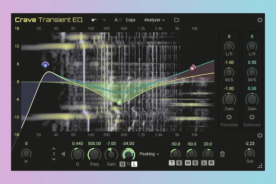 CraveDSP Crave Transient EQ v1.0.6 三个均衡器插件