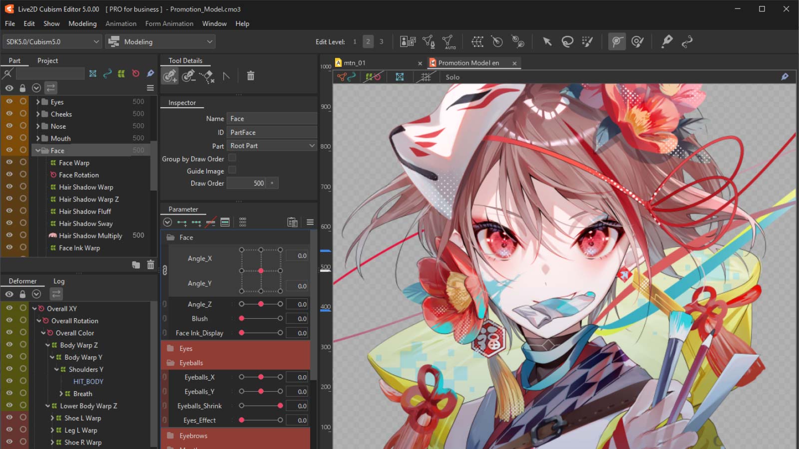 Live2D Cubism Editor v5.0.0 2D动态插画制作软件