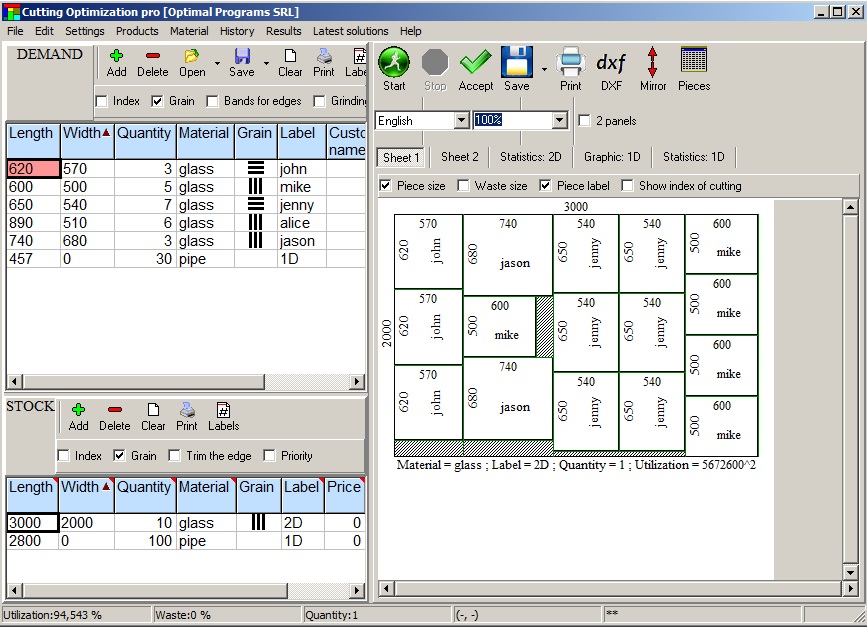 Cutting Optimization Pro v5.17.2 材料切割优化设计软件